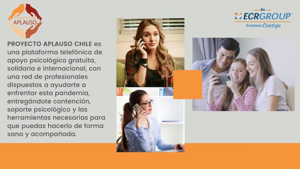 Chile: Proyecto Aplauso, contact center de asistencia gratuita en salud mental