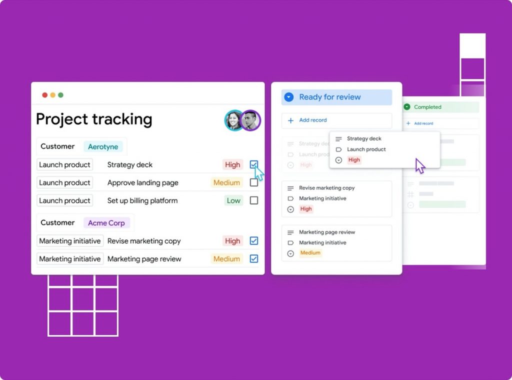 Google Tables, nuevo organizador de tareas tipo Trello