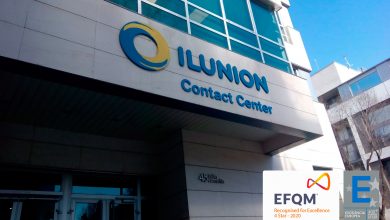 Contact center español Ilunion certificado con el Sello EFQM 400+