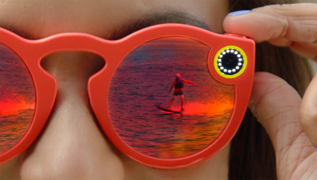 Gafas de realidad aumentada de Snapchat