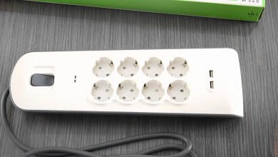 Proteja sus equipos con la tira de protección Belkin BSV804 SurgeStrip