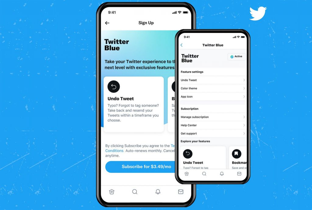 Twitter Blue: La versión premium, paga, de Twitter