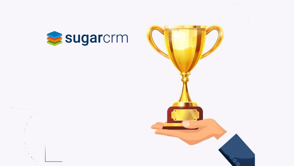 SugarCRM nombrado líder en cuatro categorías en los premios CRM Industry Leader de 2021