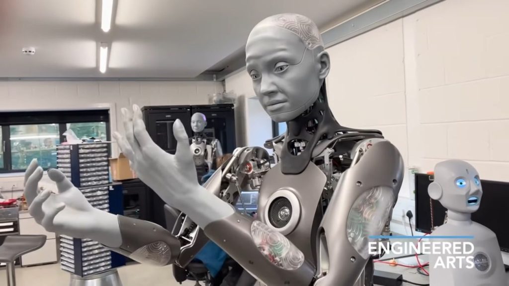 Ameca en el robot humanoide de Engineered Arts